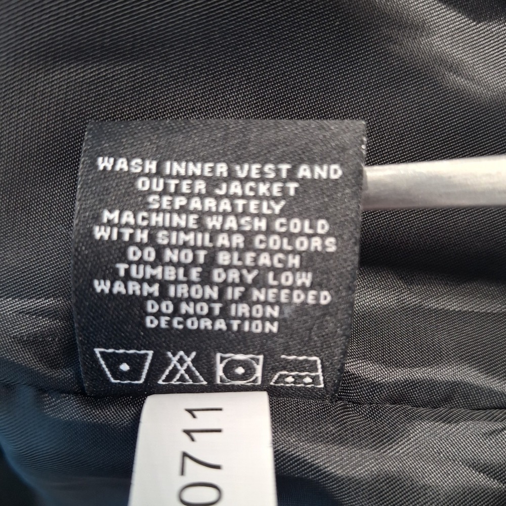 U.S. Services Valiant K&S MARINES Men's Blk Denim Bomber Jacket 2XL w/ liner - Picture 11 of 16